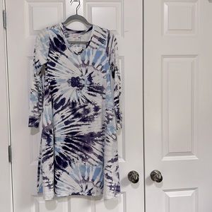 NWT Lularoe Emily tie dye  Swing Dress